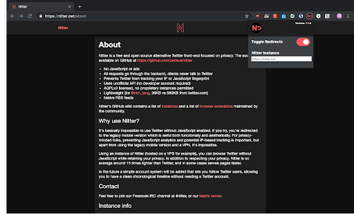 Nitter Redirect