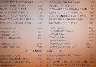 Mast Banarasi Paan menu 1