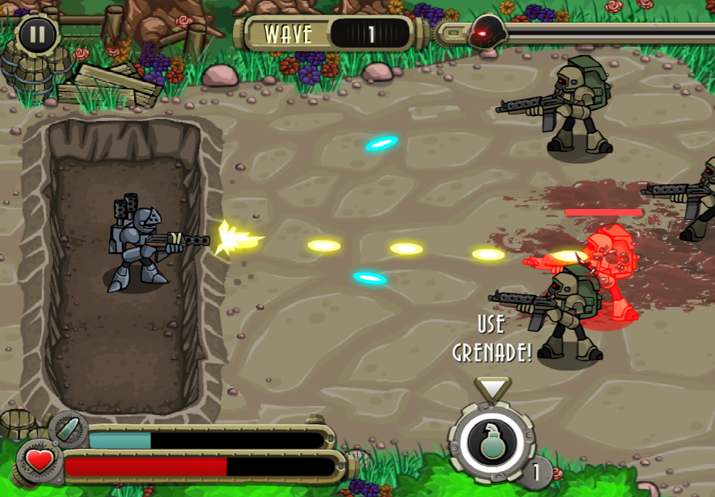 Android application Peacekeeper screenshort