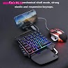 Bàn Phím Cơ Gaming Sunshine55 Một Tay Cầm, Có Đèn Nền Rgb