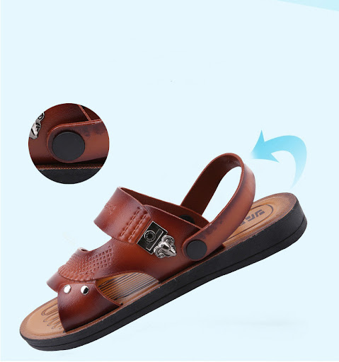 Title 2, Mens Outdoor Flip Flops Casual Rubber Beach Sh...