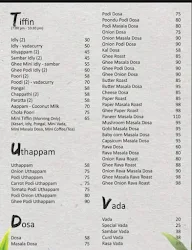 Classic Foods menu 1