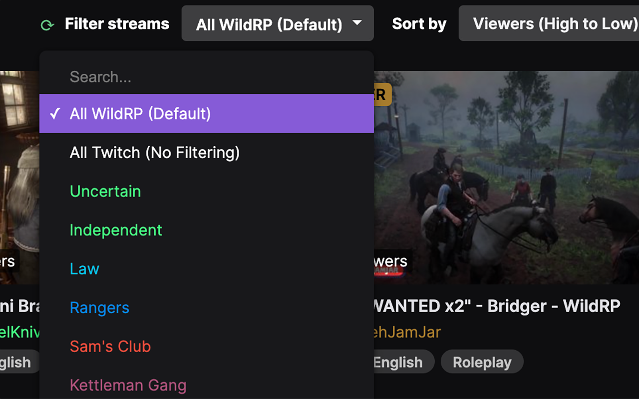 Twitch WildRP Only Preview image 1