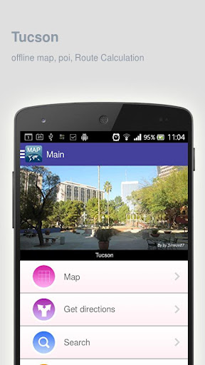 Tucson Map offline