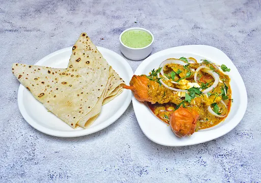 Veg Kathi Kabab With Rumali