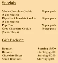 Chocochill menu 1