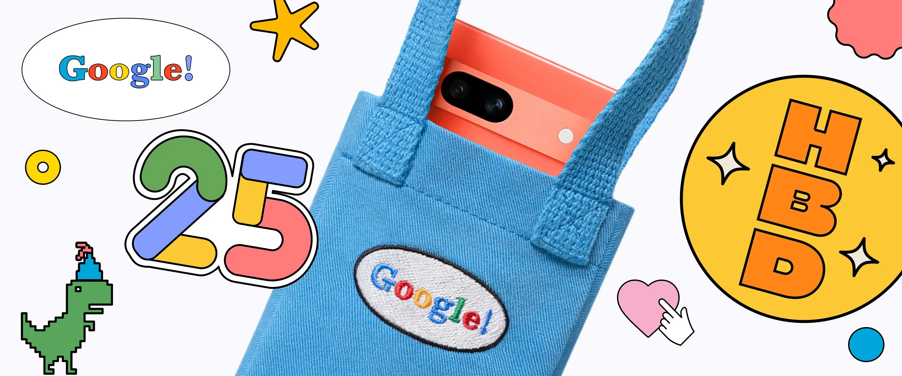 Blue phone tote with Pixel 7a