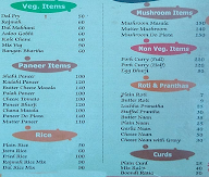 Bhatura King menu 2