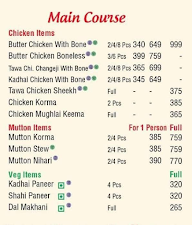 Nazeer Foods menu 2