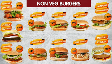 Rooh Burger Cafe menu 
