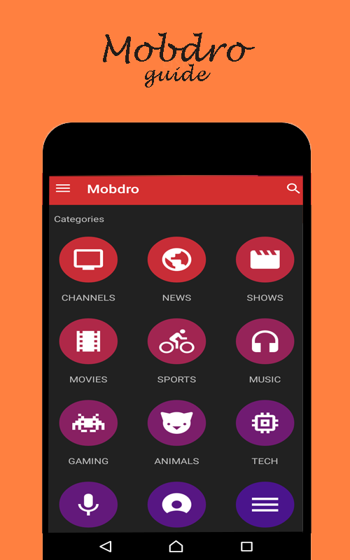 Guide Mobdro Tv Screen 3