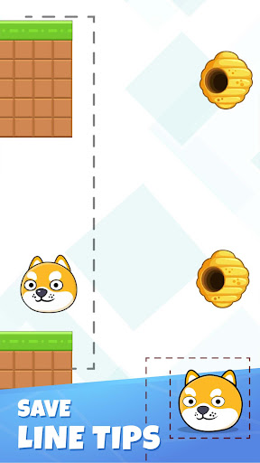 Screenshot Doge Puzzle: Draw Line To Save