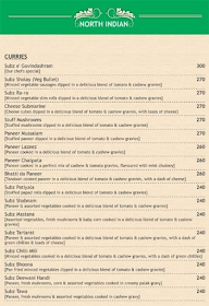 Kamaths Govindashram menu 2