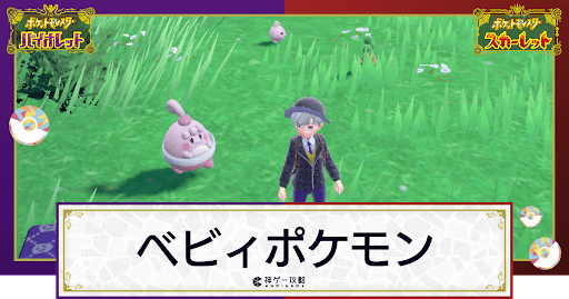 ベビィポケモン一覧と出現場所