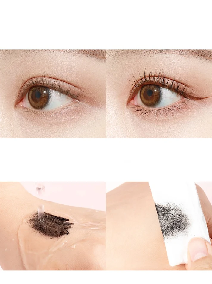 UKISS dubbele mascara voor adembenemend volume en lengte. Twee borsteltjes voor gedefinieerde wimpers en een intense look.