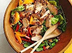 Grilled Honey-Orange Chicken Salad was pinched from <a href="http://www.bhg.com/recipe/grilled-honey-orange-chicken-salad/" target="_blank">www.bhg.com.</a>