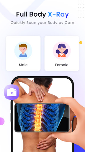 Screenshot X-Ray Body Part Scanner