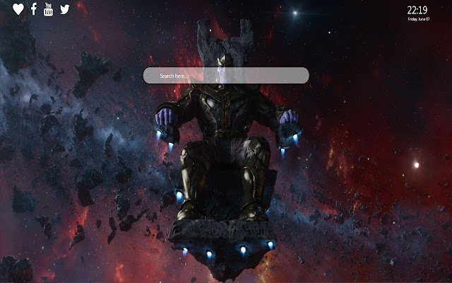 Thanos HD Wallpaper Theme for Google Chrome