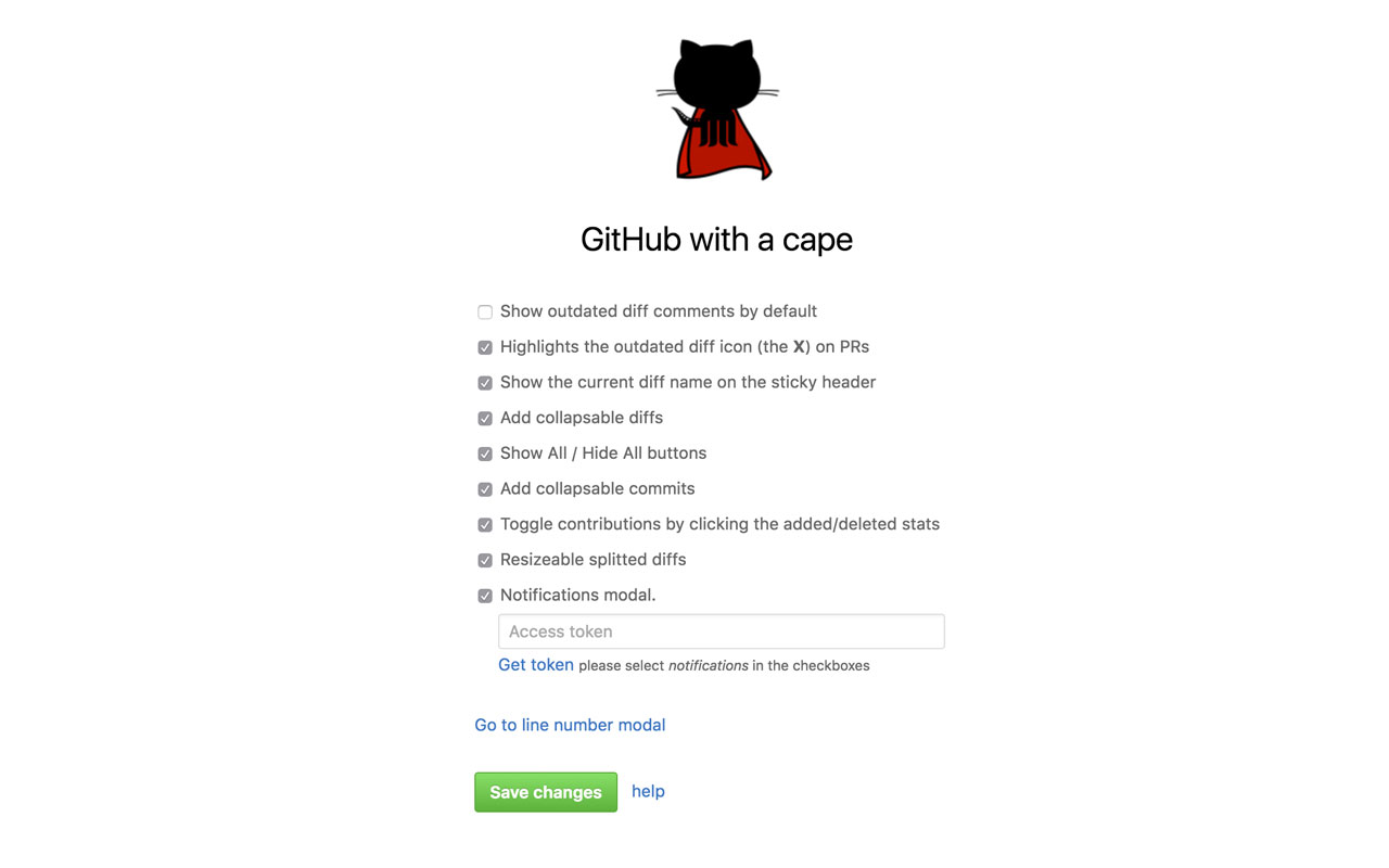 GitHub with a cape Preview image 1