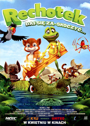 Przód ulotki filmu 'Rechotek'