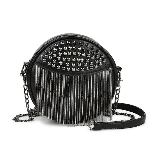 Title 2, Tassel Bunches Chain Crossbody Shoulder Bag. St...