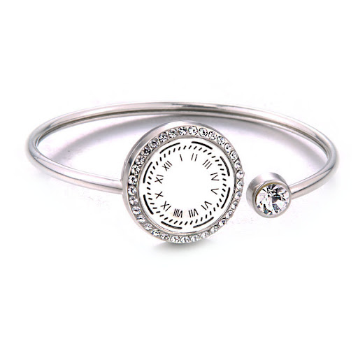 Title 3, Aromatherapy Stainless Steel Bracelet Heart Cha...