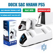 Đế Sạc Nhanh Dock Sạc Tay Cầm Ps5 Không Dây Dobe Single Dual Cho Tay Cầm Chơi Game Dualsense Controller Playstation 5