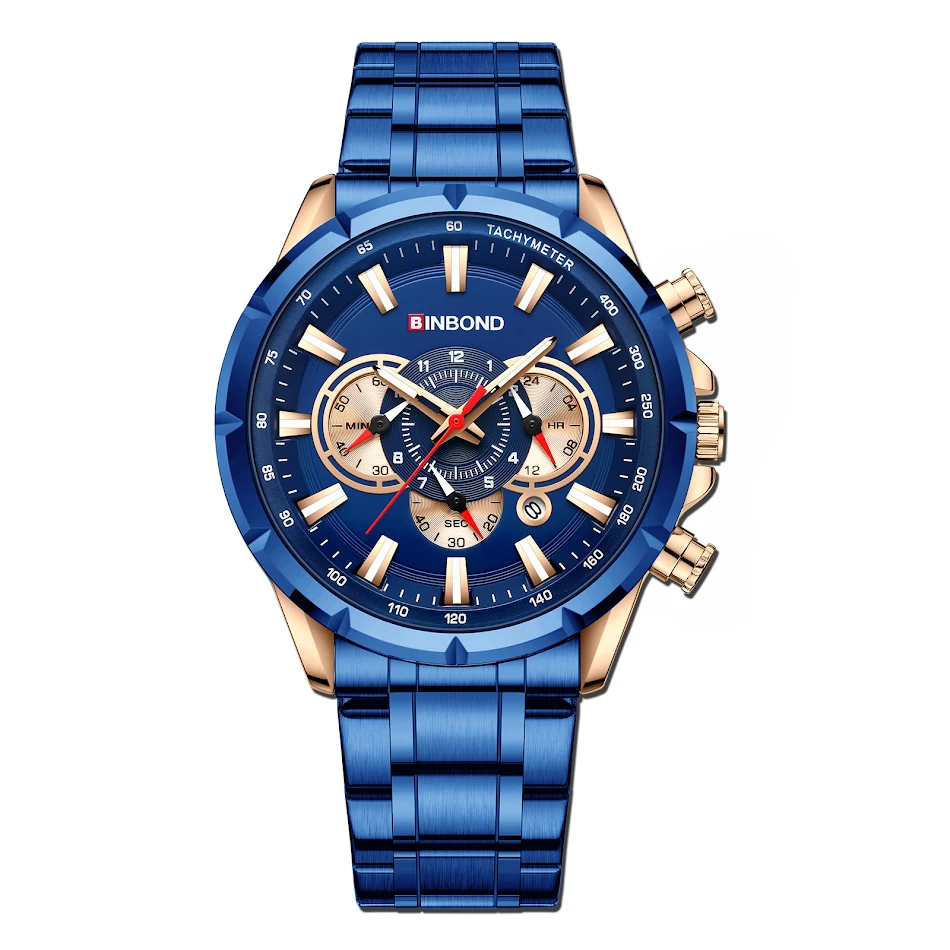 Orologio tattico da moto impermeabile, luminoso, multi-lancetta, con cronometraggio preciso. Essenziale per motociclisti avventurosi.
