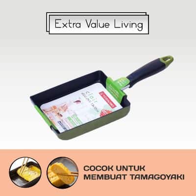 Best Non-stick Teflon Pan YOSHIKAWA Egg Pan Tamagoyaki EVL-CL-13-18