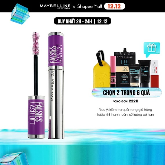 Mascara Uốn Mi, Nâng Mi Và Làm Dày Mi Maybelline New York Falsies Lash Lift 8.6Ml