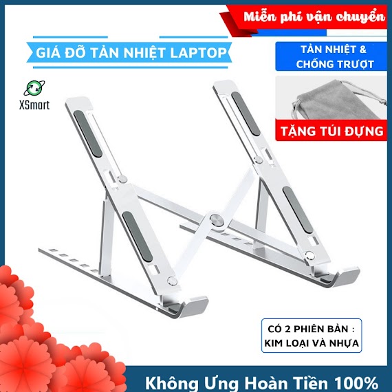 Giá Đỡ Laptop Máy Tính Xách Tay Hỗ Trợ Tản Nhiệt, Có Thể Gấp Gọn, Giá Kê Đế Laptop, Ipad, Macbook, Surface