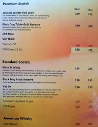 Rendezvous Bar & Restaurant menu 1