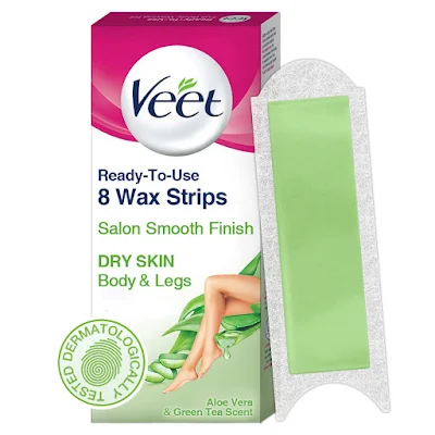 VEET INSTANT WAXING KIT DRY SKIN 8PC / DEFAULT