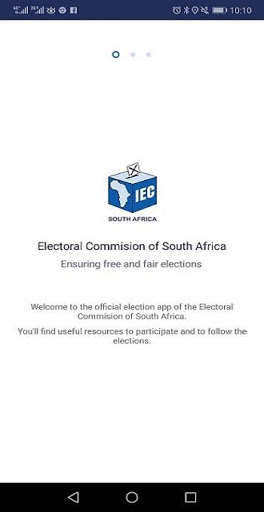 Screenshot IEC South Africa