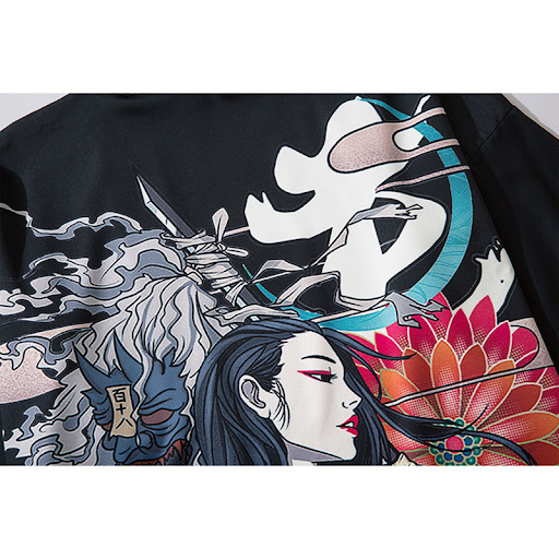 Title 3, Printed Kimono Sleeve Shirt