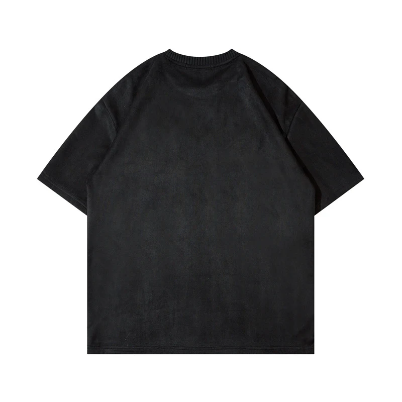 Camiseta para hombre con bordado de letras vintage, estilo retro y cómodo. Ideal para un look casual y moderno, expresa tu personalidad.