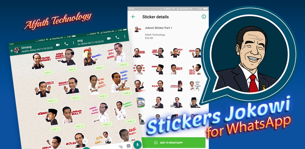 Gambar Stiker Jokowi Lucu