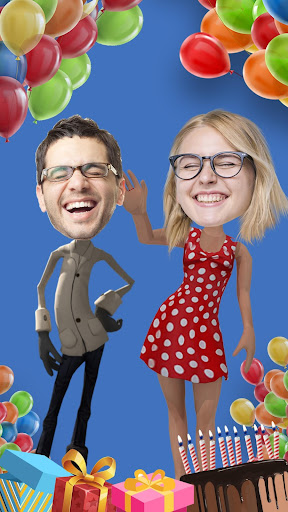 Birthday Yourself - put your face in 3D Gif vide