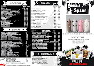 Shake's Spare menu 2