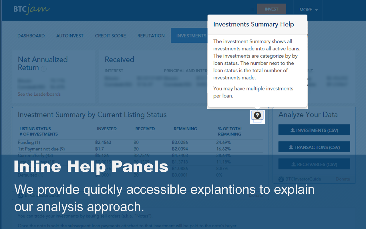 BTCInvestorGuide (BTCJam Enhancements) Preview image 1