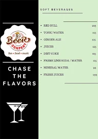 The Beer Company menu 1