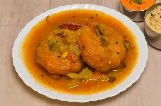 Sambar Vada [2 Vada]