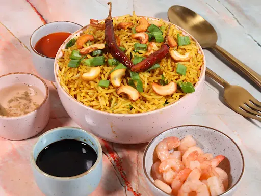 Prawns Singapore Fried Rice (750 Ml)