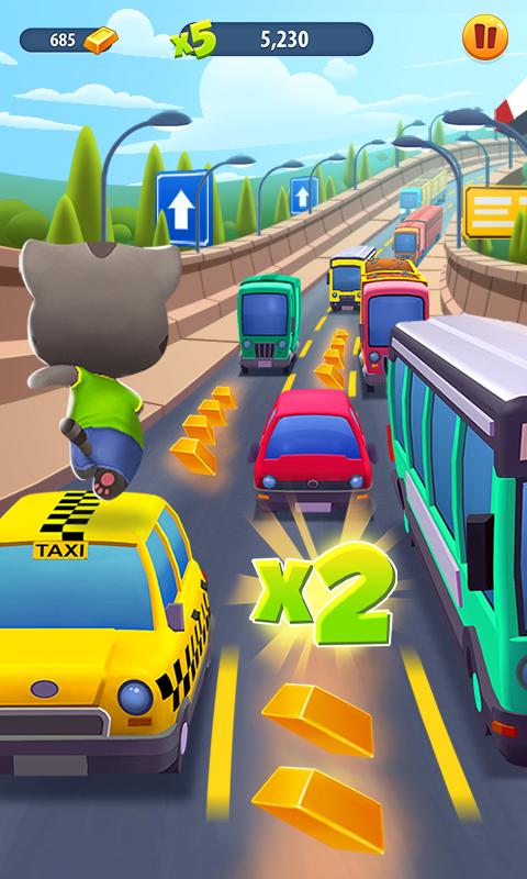    Talking Tom Gold Run- screenshot  