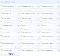 Cake Of The Day menu 2