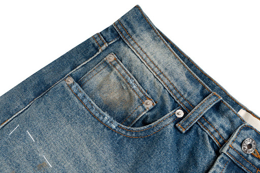 Title 11, Loose Wide Leg Distressed Patch Skinny Jeans fo...