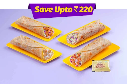 4 Classic Non-Veg Wraps At 99 Each