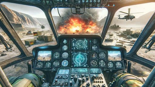 Screenshot Gunship Air Combat Sky Fighter