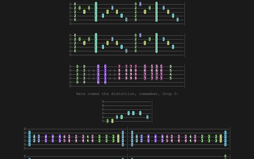 HueTab | Colors for Ultimate Guitar