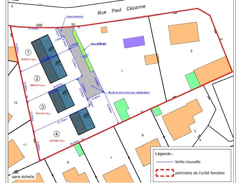 Vente terrain  482 m² à Saint-Malo (35400), 210 000 €